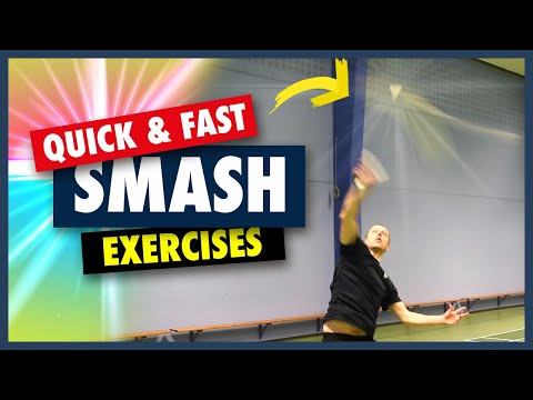 Badminton SMASH step by step - Quick & fast
