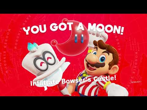 Super Mario Odyssey - Bowser's Kingdom Moon #1: Infiltrate Bowser's Castle