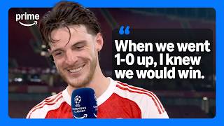 Declan Rice:"When we went 1-0 up, I knew we were going to win. I felt it... I knew Miles was a real player when he stepped up at the Bernabeu last year. The manager has been tough on him this year. He's kept his head down, I'm not just saying that. He does everything right. In early, training, gym."