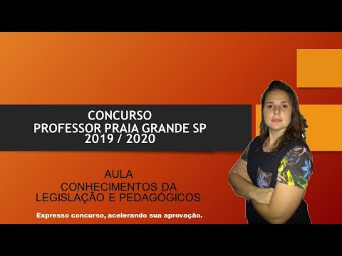 Questões comentadas concurso professor Praia Grande SP   IBAM 2019  2020