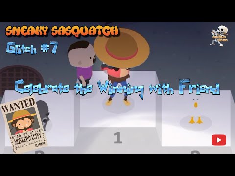 Sneaky Sasquatch Glitch - Glitch#7 Win the Animal Race With Friend