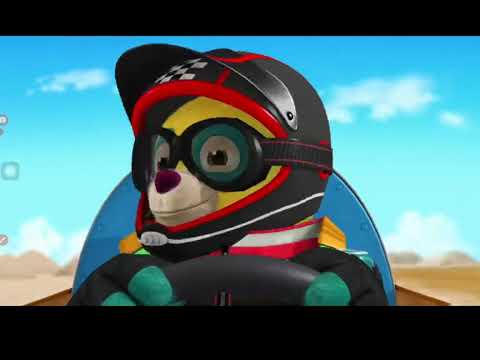 Special Agent Oso: Nobody Plays It Better: Oso Suddenly Crashes Buffo's Rocket Into A Curve Scene