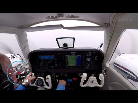 G58 Baron shooting ILS to minimums