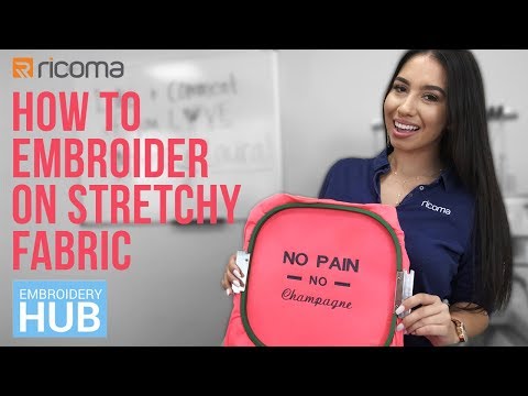 Embroidery Hub Ep. 15: Embroidering Stretchy Fabric | How to Avoid Puckering When Embroidering