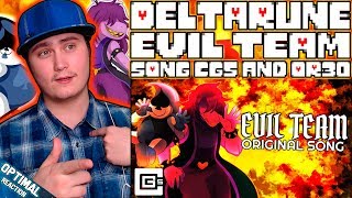 DELTARUNE SONG ▶ &quot;Evil Team&quot; (feat. OR3O) | CG5 | Reaction