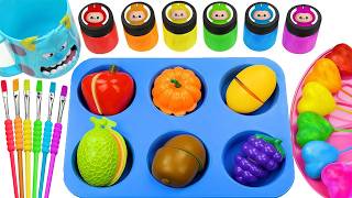 Download lagu Oddly Satisfying Video l Making DIY Rainbow Lollipop Candy Bleu Form Slimes Squishy Paints Cup ASMR mp3