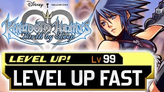 Kingdom Hearts Birth by Sleep - How to Level Up FAST!