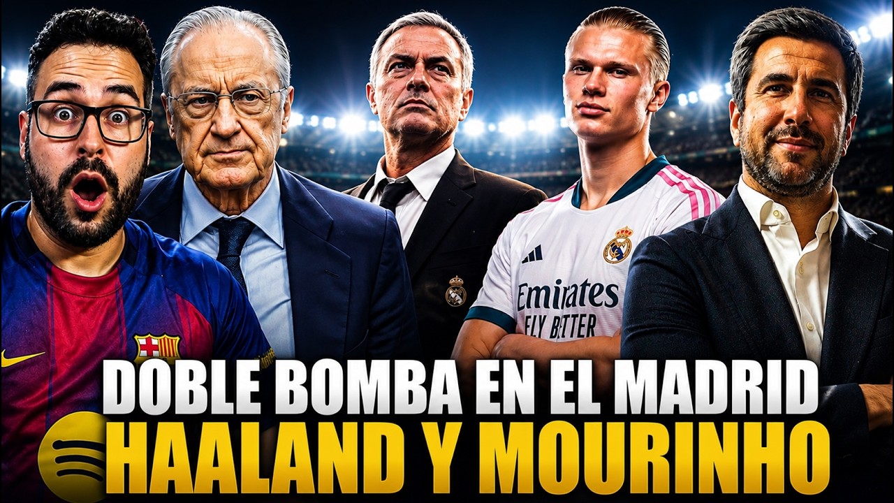 💣¡DOBLE BOMBA en el MADRID! RIQUELME ANUNCIA a HAALAND y FLORENTINO a MOURINHO ¡GUERRA TOTAL!