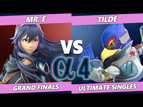 Alpha 4 GRAND FINALS - Mr. E (Lucina) Vs. Tilde (Falco) SSBU Ultimate Tournament
