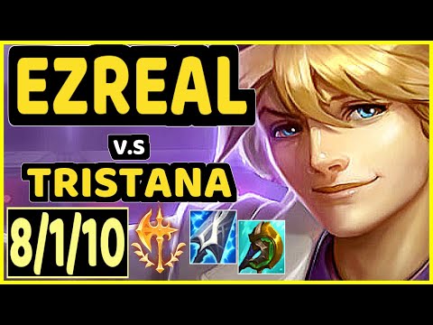 EZREAL vs TRISTANA - 8/1/10 KDA BOTTOM ADC GAMEPLAY - EUW Ranked DIAMOND