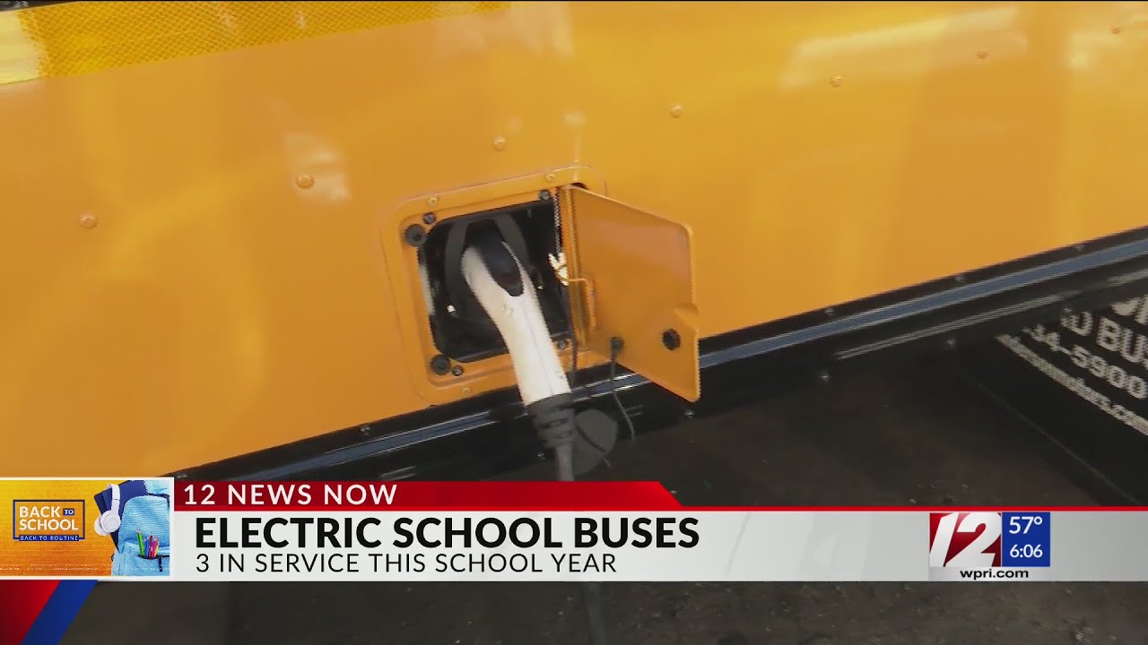 'History making': RI's first electric school buses rolling in Westerly, Block Island