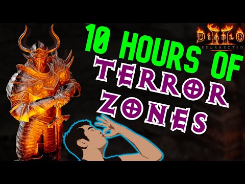 Farming 10 hours of Terror Zones [Drop highlights] FOH Pally | Diablo 2 Resurrected