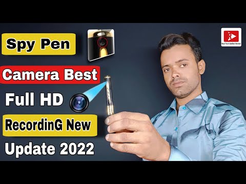 Black wireless spy pen camera, for security, cmos