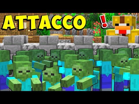 GLI ZOMBIE ATTACCANO LA MIA CASA! - Minecraft ITA