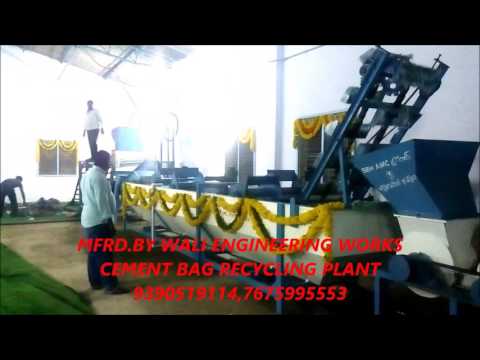 Raffia Plastic Washing Plant .