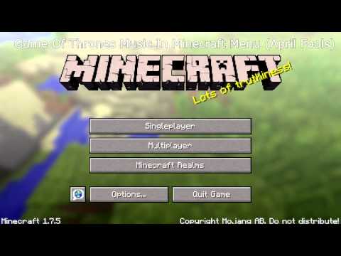 Minecraft - 2014.04.01 April Fools Song