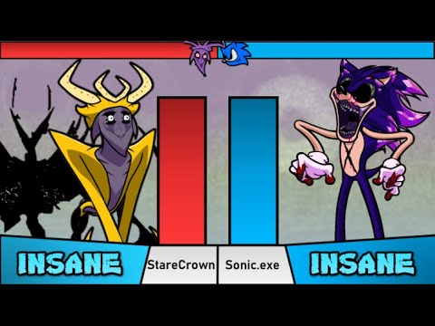 StareCrown Vs Sonic.exe Power Levels [FNF]