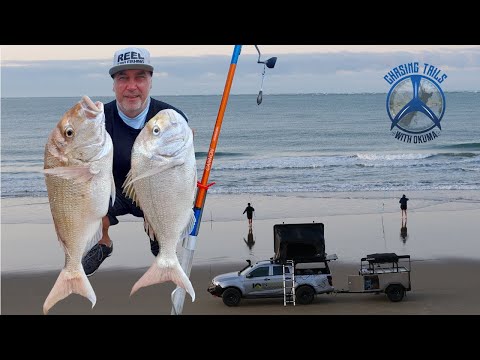Fishing with Jason Neute the Kiwi Surfcasting Legend - Chasing Tales Ep5