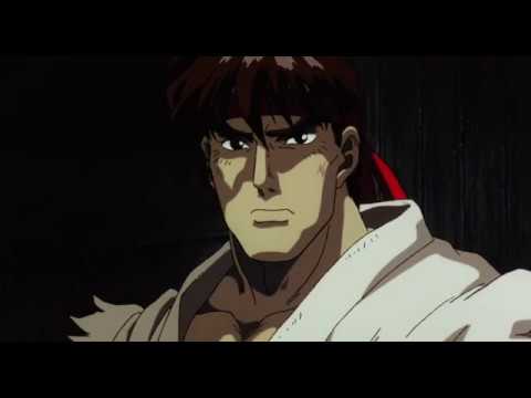 STREET FIGHTER II THE ANIMATION MOVIE. Ryu VS Fei Long FIGHT