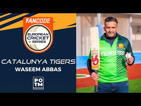 POTM: W.Abbas - Match 82 - CAT vs ALY | Highlights | FanCode ECS Spain, Barcelona 2022 | ECS22.756