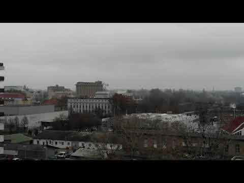 VITUKI torony lebontása robbantással, messziről nézve (Kelenföldről)