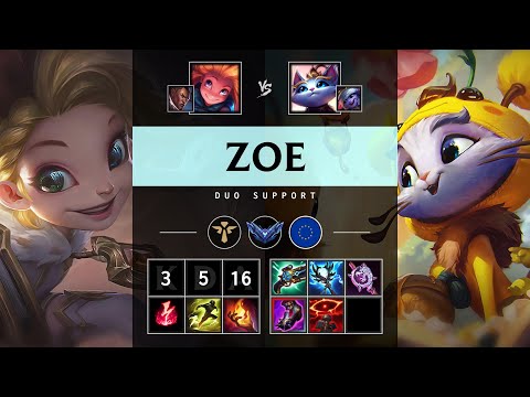 Zoe Support vs Yuumi - EUW Diamond Patch 25.10