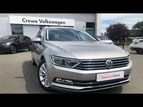 Approved Used Volkswagen Passat Estate SE Business 1.6TDI DSG in Tungsten Silver - GM17OWK