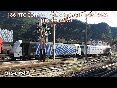 186 RTC CON UN TEC PER VERONA IN PARTENZA DA BOLZANO