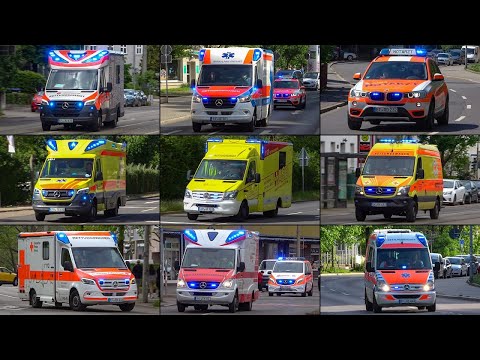 [BLAULICHT ERFURT] - Einsatzfahrten RETTUNGSDIENST - RTW & NEF | Alle HiOrgs der Stadt + ÜBERÖRTLICH