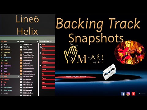 Snapshots Tipps und Tricks am Line 6 Helix Floorboard. Der Backing Track Kanal.