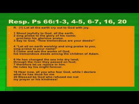 2017.05.21 6TH EASTER SUNDAY PSALM video