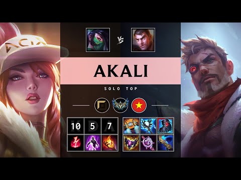 Akali Top vs Jayce - VN Challenger Patch 25.13