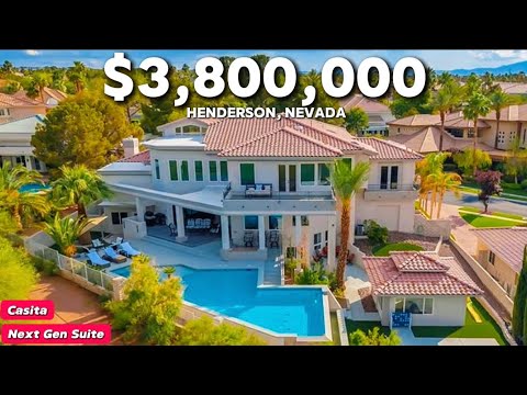 FULLY REIMAGINED Custom Home in Guard Gated Grand Legacy / Henderson Nevada / Golf Course Views