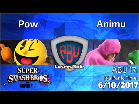 ABU 17: Pow (Pac-Man) vs. HLG | Animu (Little Mac) - SSB4 Singles Losers Side