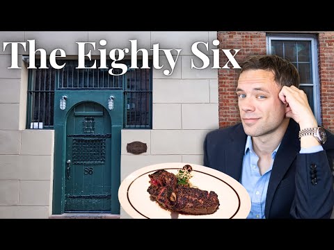 Eating at The Eighty Six. The Most EXCLUSIVE Steakhouse in NYC