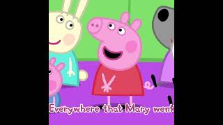 Mary Had a Little Lamb - Peppa Pig Nursery Rhymes #Shorts #Peppa #PeppaPig
