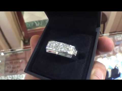 Mens Diamond Band Video (Princess Cut) by Ritz Jewelers #ritzjewelers