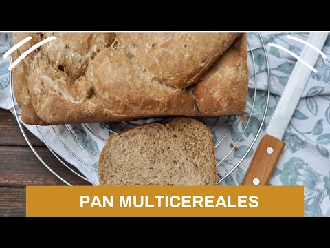 Pan multicereales, con leche