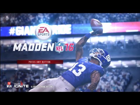 Madden NFL 16 -- Gameplay (PS4)