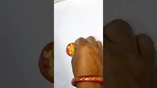 Homemade Rakhi #maggi rakhi #clay rakhi at home #shorts #youtubeshorts