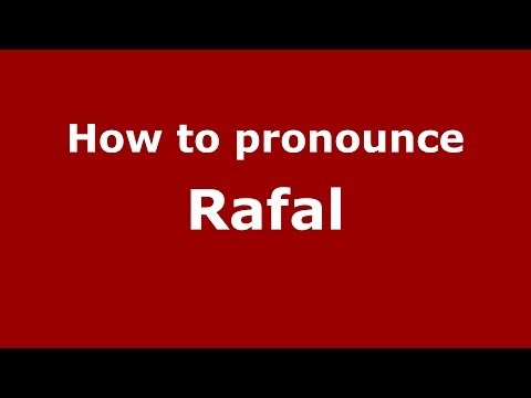 How to pronounce Rafal (Polish/Poland) - PronounceNames.com