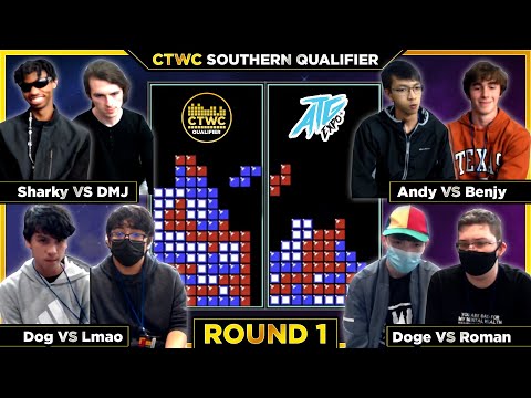 CTWC 2022 Southern Qualifier Round 1 - Sharky v DMJ - Andy v Benjy - Dog v LMAO - Doge v Roman