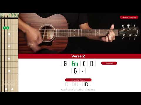 Last Kiss Guitar Cover Pearl Jam 🎸|Tabs + Chords|