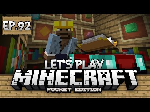 JackFrostMiner - Survival Let's Play Ep. 92 - IT'S TIME TO ENCHANT!!! - Minecraft PE (Pocket Edition)