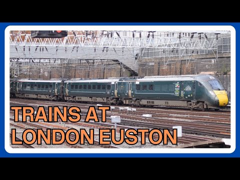 **GWML DIVERTS** TRAINS at LONDON EUSTON (West Coast Main Line/WCML/Lioness Line) - 17/11/2024