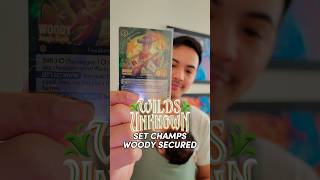 WOODY SECURED 🤠🍃 Disney Lorcana Wilds Unknown Set Championships