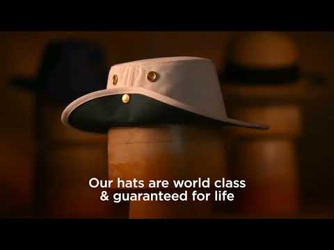 A jornada como os chapéus Tilley são feitos