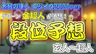 【太鼓の達人】金超人によるニジイロ2021段位予想（玄人～超人）