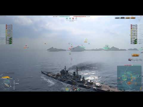 World of Warships - Conqueror - 5 Citadell -  2 Kill - 268k dmg