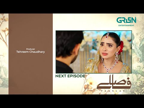 Faaslay Episode 24 ( Teaser ) 24th January 2026 | Ali Ansari - Saboor Aly | Green TV Entertainment